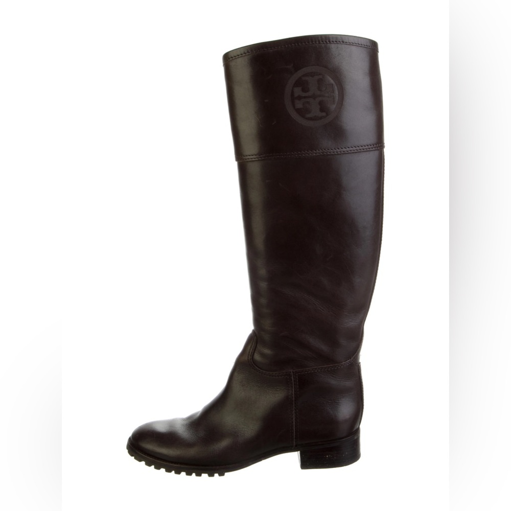 Tory Burch Leather Riding Boots